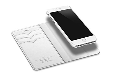 iPhone 6 case LABC Smart Wallet Case for iPhone 6 (4.7)- Retail Packaging (LABC-409) (White)