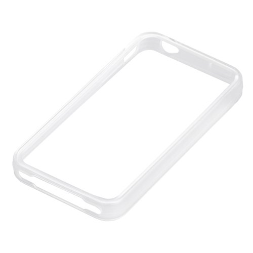 BUFFALO iPhone 4 (16GB・32GB)用 TPUフレーム クリア BSIPP2CCR