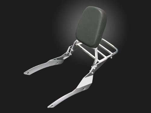 TMS® Backrest Sissy Bar with Luggage Rack for 1998-2011 Yamaha V-star 400 650 Classic