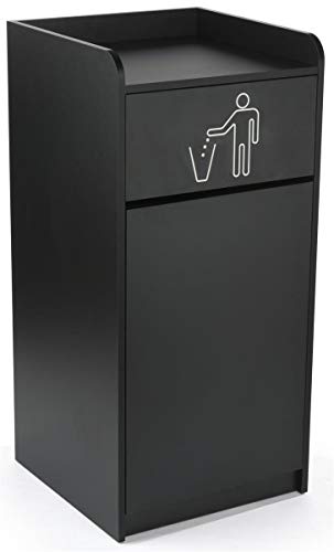 Algopix Similar Product 15 - Displays2go Commercial Garbage Can with