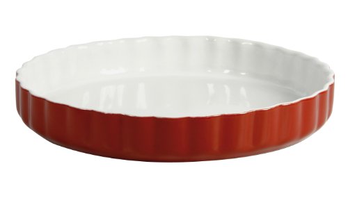 Algopix Similar Product 11 - Crealys 512735 Ceramic Tart Dish 28 cm