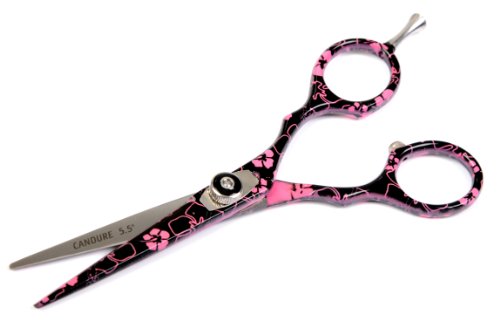 CANDURE® – Professional Hairdressing 5.5” Barber Salon Scissors, PINK ...