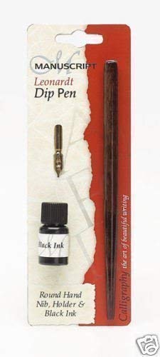 Algopix Similar Product 15 - Round Hand Dip Pen And Ink Set Met