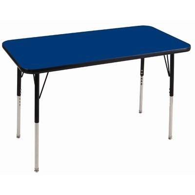 

24x36" Rectangle Table Red-Black/Chunky