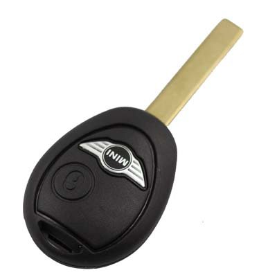 Coque De Clé De Voiture 2 Boutons Pour BMW Mini Cooper S R50 R53 (2005-2007) - ABS Et Métal, Remplacement Boîtier Usé