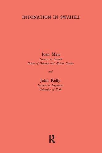 Intonation in Swahili by John Kelly