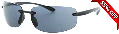 Fiore Maui Island Life Stylish Rimless Sunglasses for Men and Women - Available in Polarized and Non-Polarized