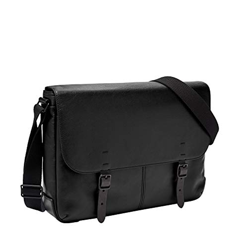 Algopix Similar Product 19 - Fossil Mens Buckner Messenger Black