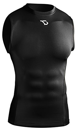 Defender New Men's Cool Compression Muscle T-Shirt Baselayer Tights Soccer BB_L