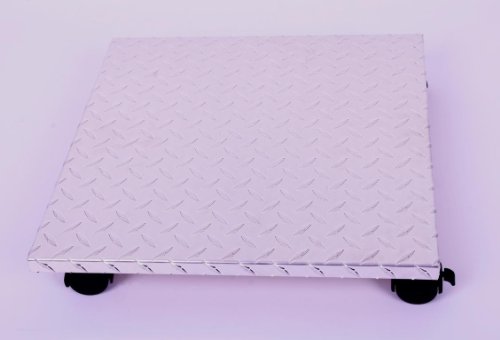 Möbelroller Pflanzenroller Blumenroller 40x40cm Edelstahl 100kg Bürorolle
