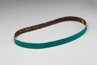 

3M 577F Coated Alumina Zirconia Sanding Belt - 80 Grit - 1/4 in Width x 18 in Length - 30691 [PRICE is per BELT]