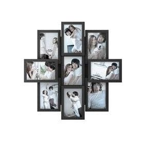 Quadro Designs Twist & Peg Frame, Holds 9-4x6, Color: White.