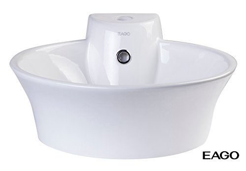 Algopix Similar Product 1 - EAGO BA121 Round Ceramic Bath Vessel
