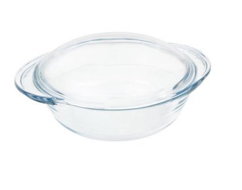 

Lancaster Colony GD16456719 Medium Round Casserole with Lid, 2. 4 qt, Sleeved, pk 6 st