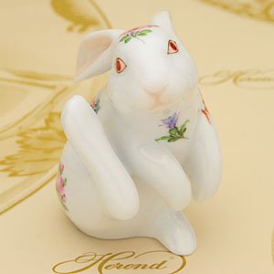 HEREND(ヘレンド) MF(ミルフルール・1,000の花) (015387)耳掻き兎(L) (並行輸入品)