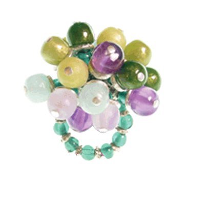 

Orna Lalo Green Olives Ring