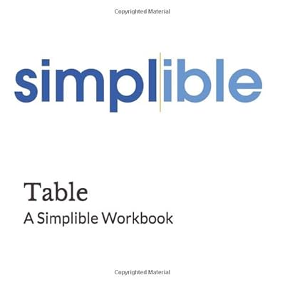 Table: A Simplible Workbook (Simplible Workbooks)