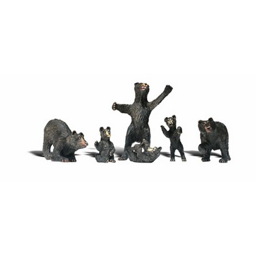 WOODLAND SCENICS A2737 Black Bears O WOOU2737