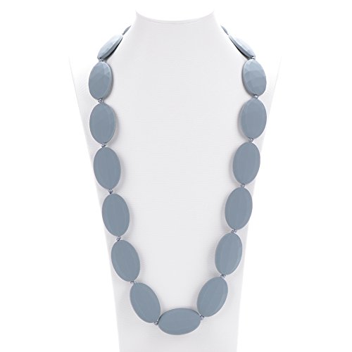 Consider It Maid Baby/Toddler Silicone Teething Necklace - The Original Collection (Grey)