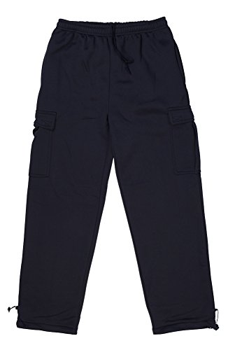 North 15 Men's Heavy Sweat Pants with Cargo Pockets