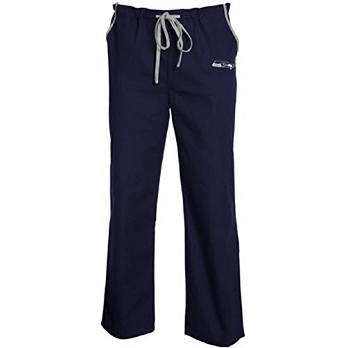 NFL Solid Pants Medical Scrub-Seattle Seahawks-Large