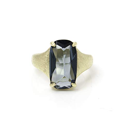 Algopix Similar Product 5 - Rivka Friedman Denim Blue Cocktail Ring