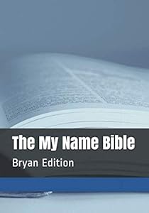 The My Name Bible: Bryan Edition