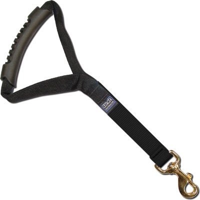 

Cetacea Traffic Grip Dog Lead with Rubber Handle, 24-Inch, Black