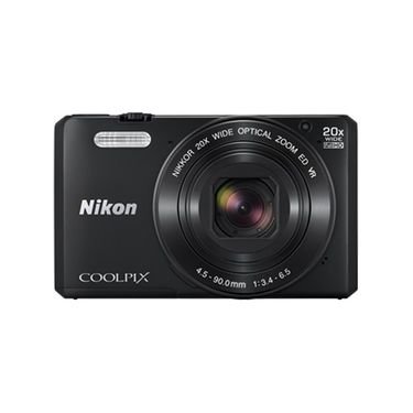 Nikon Coolpix S7000 16 MP Point and Shoot Camera (Black) with 20x Optical Zoom, 8GB Memory Card and Camera Case