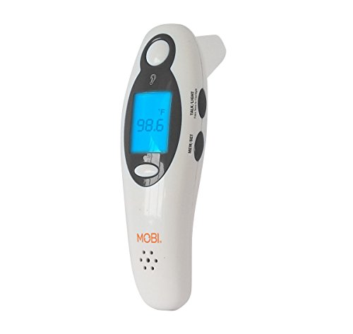 Algopix Similar Product 14 - MOBI DualScan Talking Ear Forehead