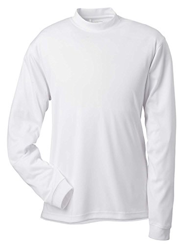 adidas A104 Men's ClimaLite Tech Long-Sleeve Mock Neck