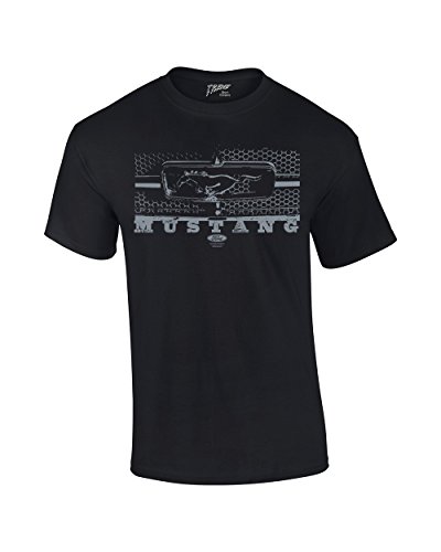 Ford T-Shirt Mustang Grill Legend Honeycomb Grill and Emblem