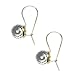 Gold Filled Swarovski Disco Ball Earrings in Crystal