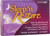 NATROL SLEEP N RESTORE, 20 TAB