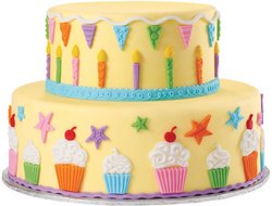 

Wilton - Fondant And Gum Paste Silicone Mold-Kids Party