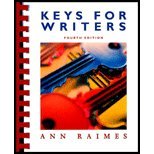 Keys For Writers (Hardcover, 2004) 4th EDITION