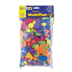 

* Wonderfoam Shapes, Assorted Shapes/Colors, 720 Pieces/Pack