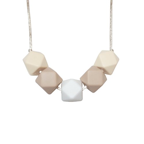 Silicone Teether Necklace for Moms - Non-toxic, BPA-Free, Stylish, Trendy, Great For Soothing Teething Babies, Great Gift For Other Moms