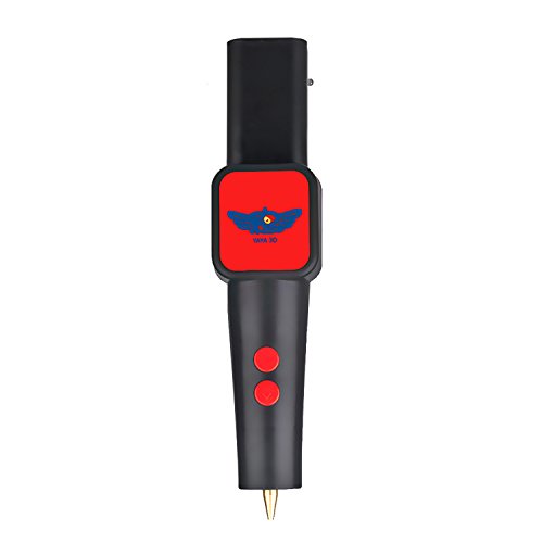 YaYa3D Arts & Crafts Drawing 3D Printing Doodle Printer Pen V1.5 (Black-Red) with FREE 2.2oz ABS 1.75mm Filament