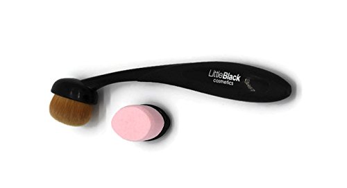 LittleBlack cosmetics 2 in 1 Oval Brush
