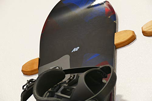 Algopix Similar Product 6 - Snowboard Wall Display Rack  Cherry