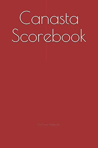 Canasta Scorebook by FunCover Notebooks
