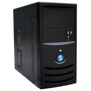 

Micro ATX Tower Case, 400W Black