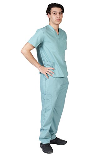 M&M SCRUBS Men Scrub Set Medical Scrub Top and Pants