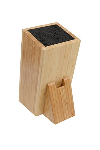 GRÄWE Messerblock universal aus Bambus inkl. Schlitz für Scheren