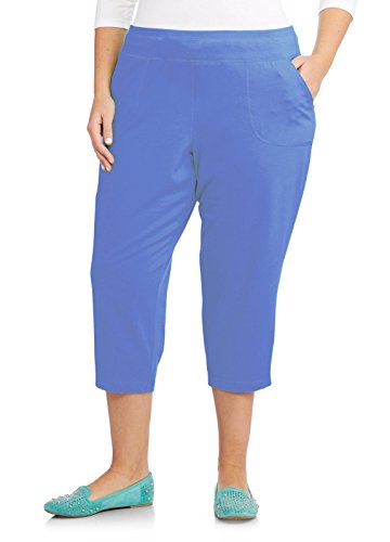 Just My Size French Terry Women's Pocket Capri Pants