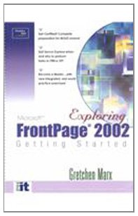 Getting Started with Frontpage 2002 by Gretchen Marx
