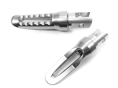 

Silver Pro Footpegs Set for Yamaha YZF R1 2004 2005 2006 2007 2008 Front Standard Foot Rest #4