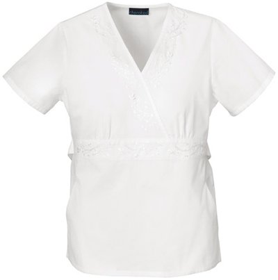Cherokee Women's Obi Crossover Solid Scrub Top
