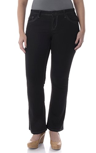 WallFlower Juniors Plus Size Barely Bootcut Jeans